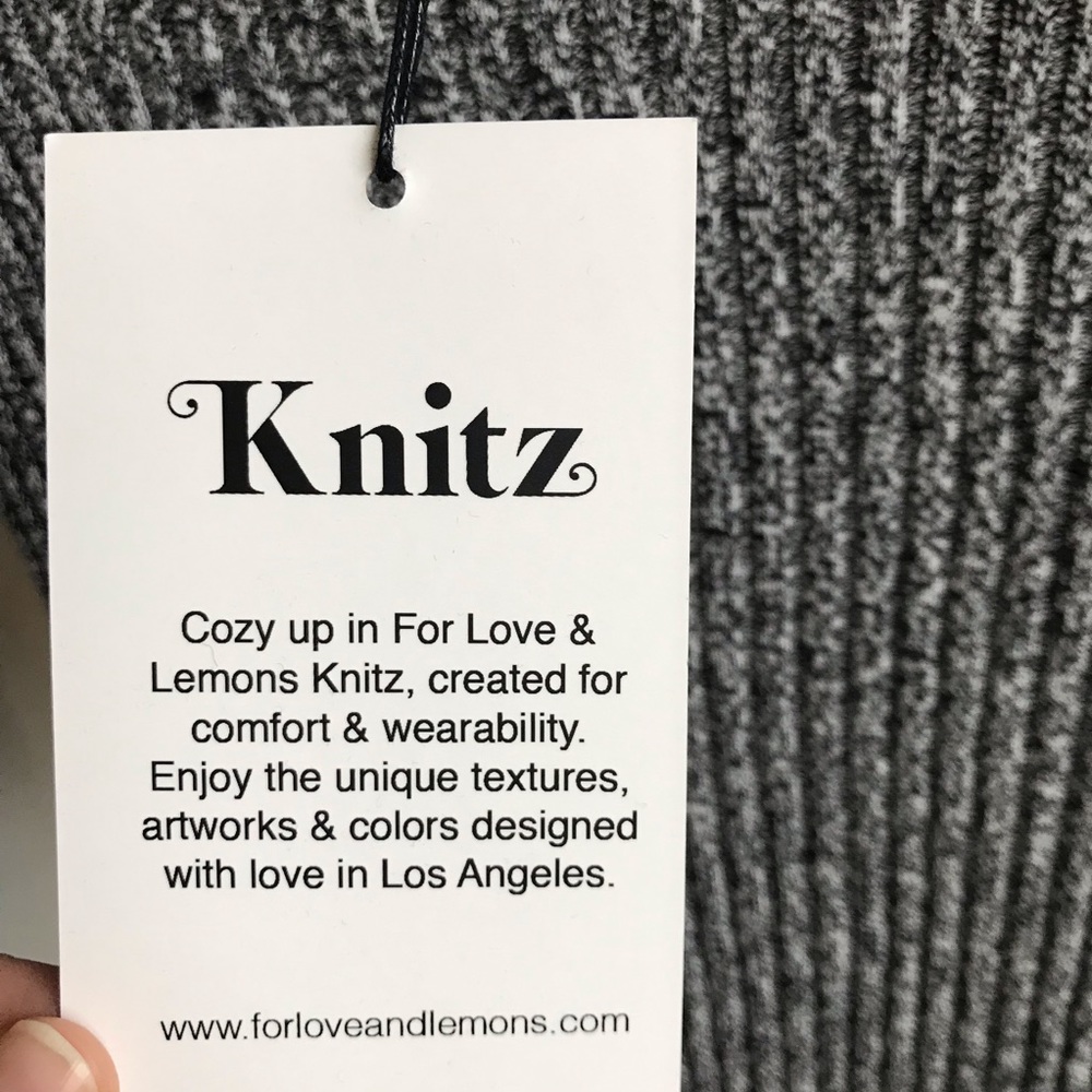 NWT For Love and Lemons Knitz Lafayette Dress - Picture 5 of 8
